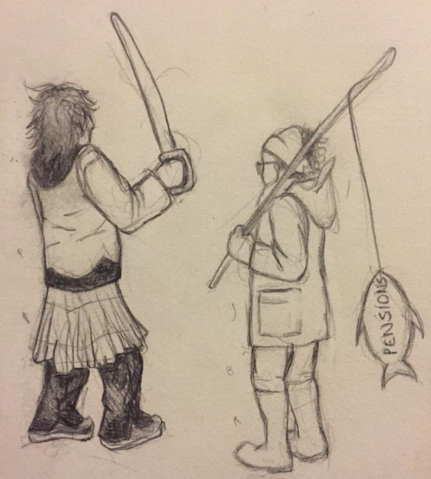 Tutu Warrior and Pension Fisher