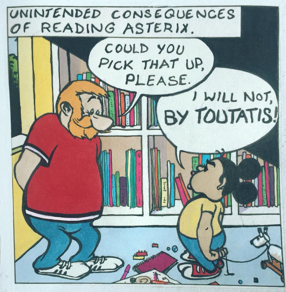 Unintended consequences of reading Asterix